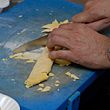 Straccetti pasta with triglia fish